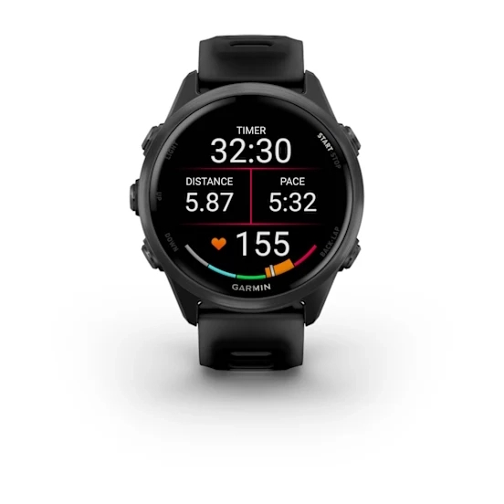 Forerunner 570 - 42mm Slate Grey Aluminium with Translucent Black/Black Band — фото 4