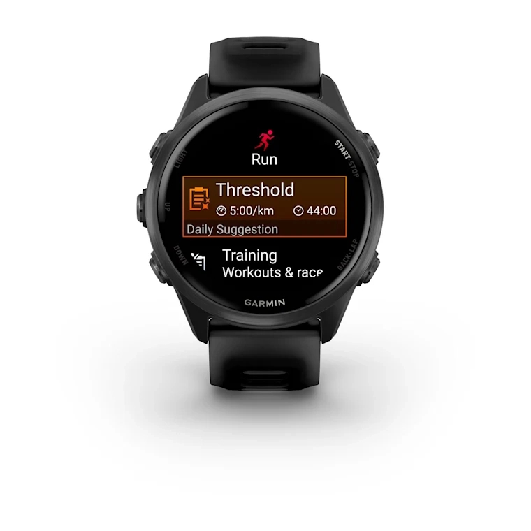 Forerunner 570 - 42mm Slate Grey Aluminium with Translucent Black/Black Band — фото 7