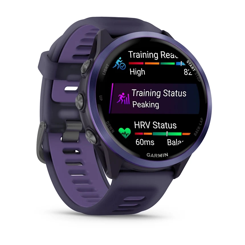 Forerunner 570 - 47mm Indigo Aluminium with Translucent Imperial Purple/Indigo Band — фото 2