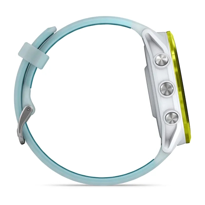 Forerunner 570 - 47mm Amp Yellow Aluminium with Translucent Whitestone/Turquoise Band — фото 4