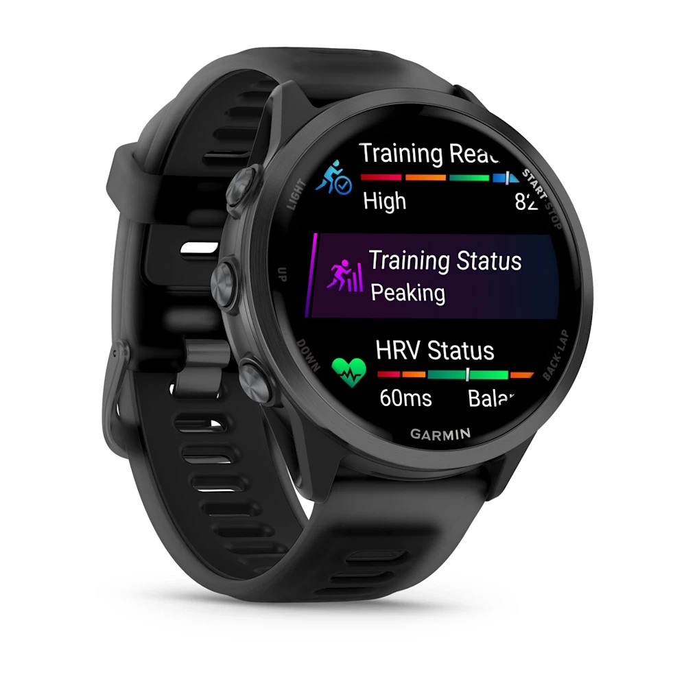 Forerunner 570 - 47mm Slate Grey Aluminium with Translucent Black/Black Band — фото 2