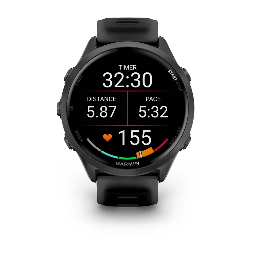 Forerunner 570 - 47mm Slate Grey Aluminium with Translucent Black/Black Band — фото 4