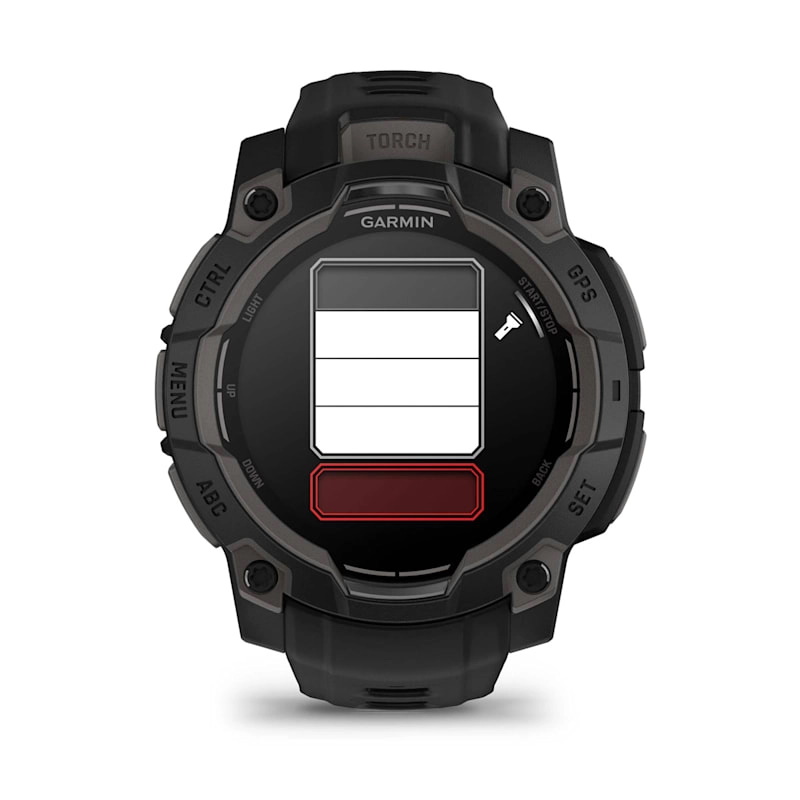 Instinct 3 – 45 mm, AMOLED Black with black band — фото 5