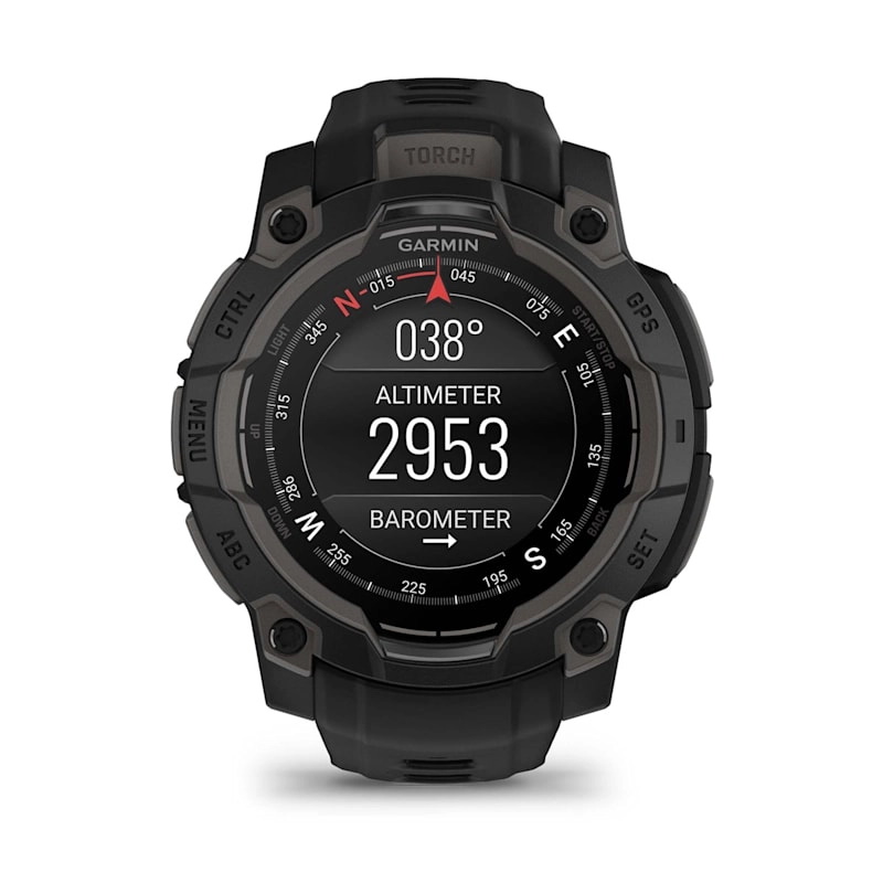 Instinct 3 – 45 mm, AMOLED Black with black band — фото 7