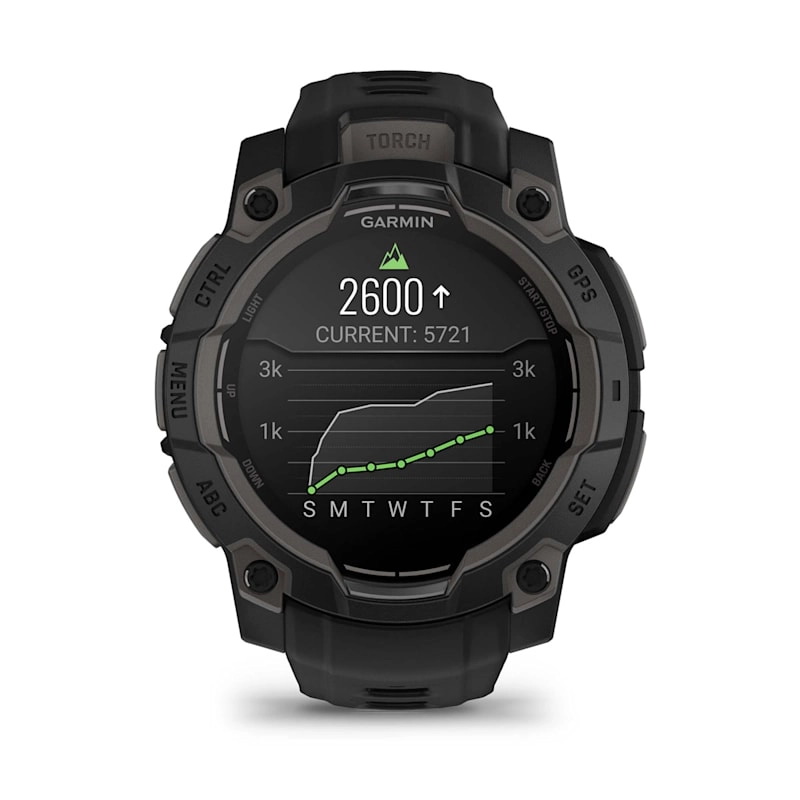 Instinct 3 – 45 mm, AMOLED Black with black band — фото 8