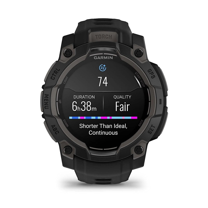 Instinct 3 – 45 mm, AMOLED Black with black band — фото 9