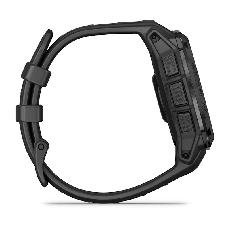 Instinct 3 – 45 mm, Solar, Tactical Edition Black with Black Band — фото 4