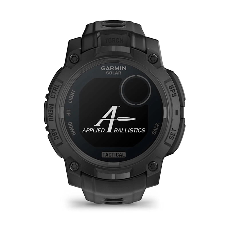 Instinct 3 – 45 mm, Solar, Tactical Edition Black with Black Band — фото 6
