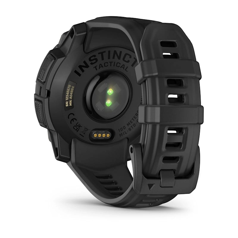 Instinct 3 – 45 mm, Solar, Tactical Edition Black with Black Band — фото 10