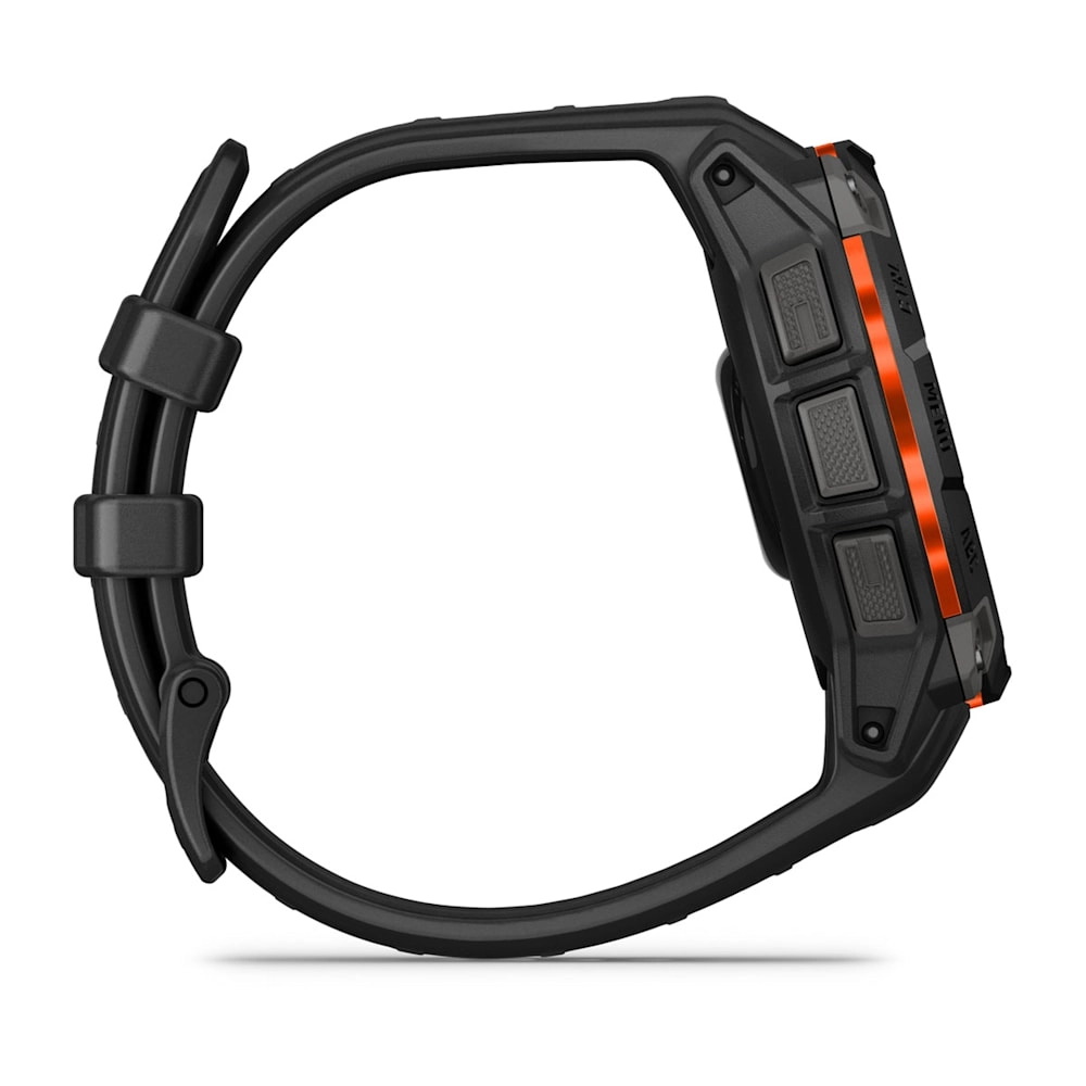 Instinct 3 – 45 мм, Solar Black with black band — фото 3
