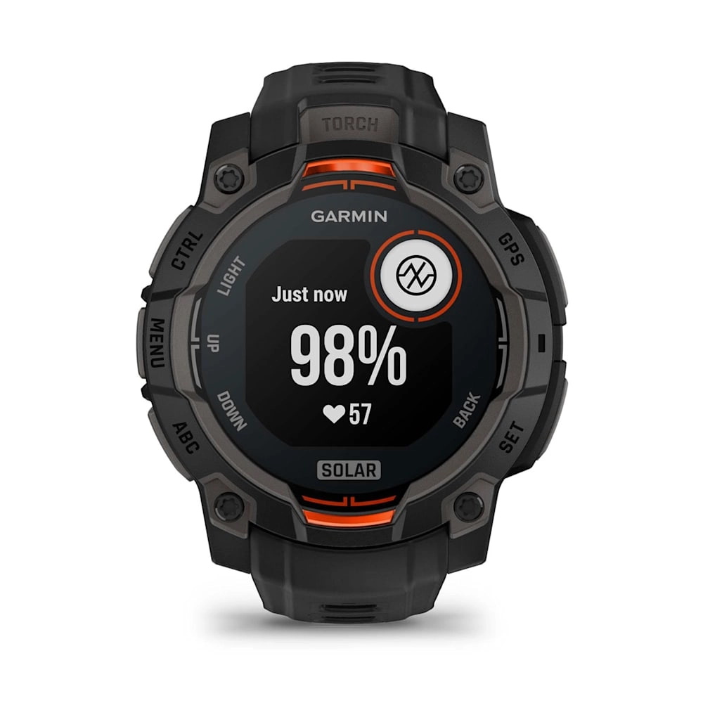 Instinct 3 – 45 мм, Solar Black with black band — фото 7