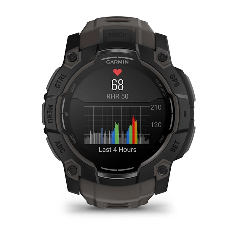 Instinct 3 – 50 mm, AMOLED Black with Charcoal Band — фото 6