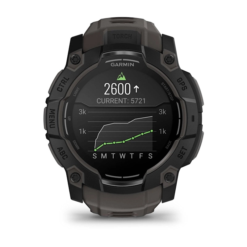 Instinct 3 – 50 mm, AMOLED Black with Charcoal Band — фото 8