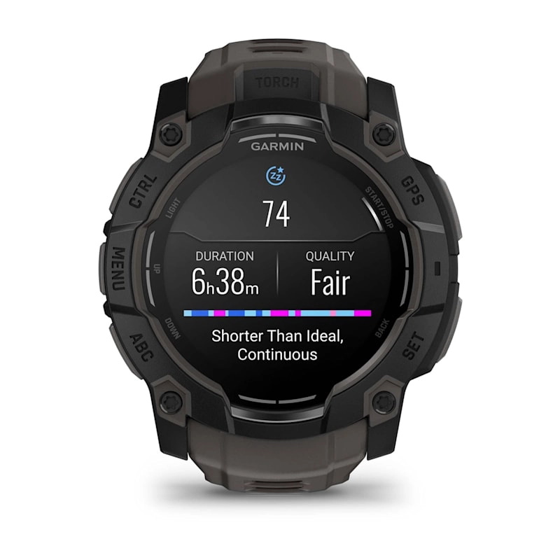 Instinct 3 – 50 mm, AMOLED Black with Charcoal Band — фото 9
