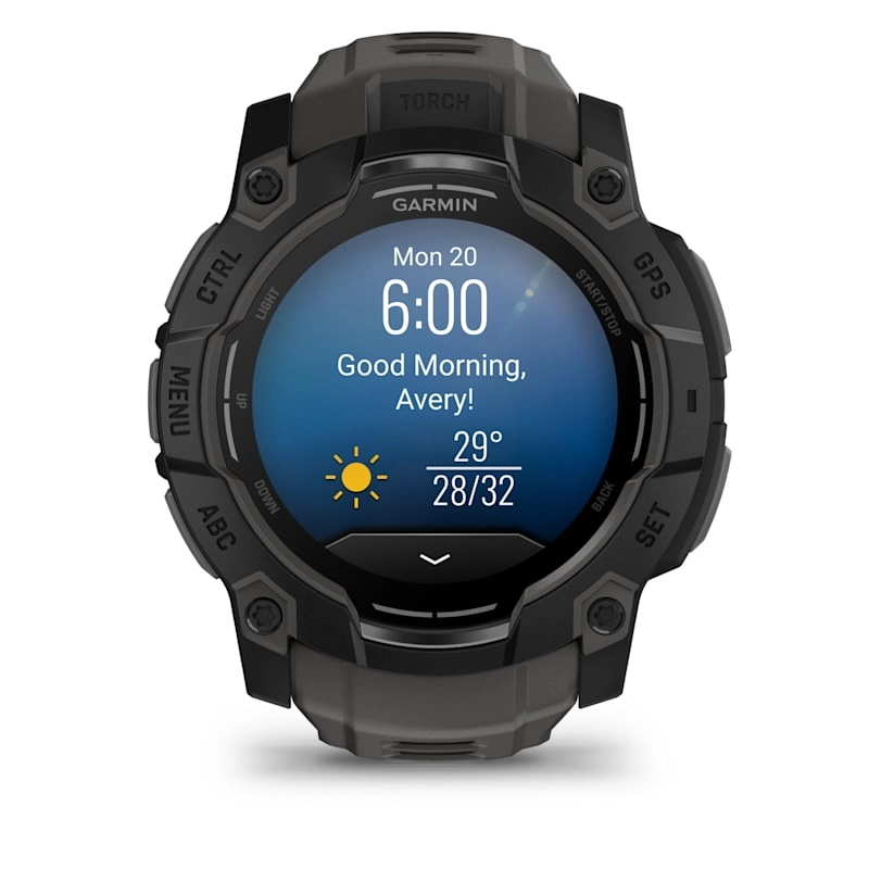 Instinct 3 – 50 mm, AMOLED Black with Charcoal Band — фото 10