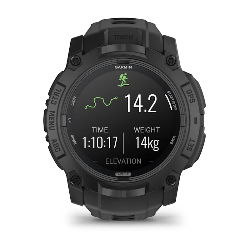 Instinct 3 – 50 mm, AMOLED, Tactical Edition Black with Black Band — фото 5