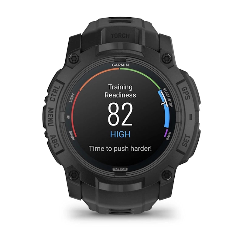 Instinct 3 – 50 mm, AMOLED, Tactical Edition Black with Black Band — фото 7