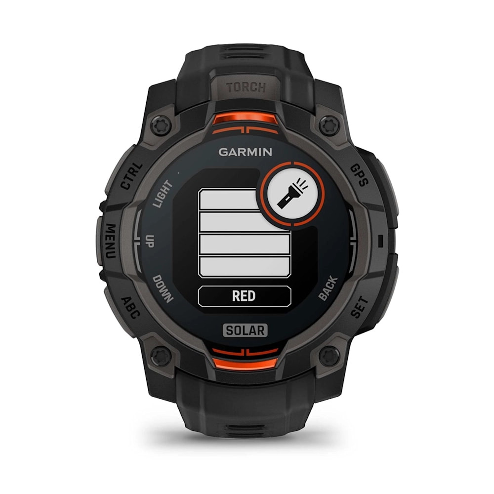 Instinct 3 – 50 mm, Solar Black with Charcoal Band — фото 4