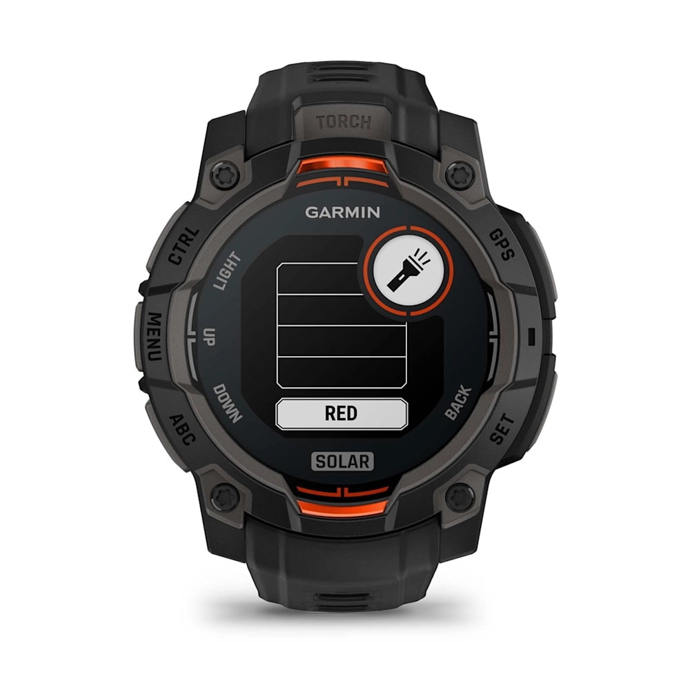Instinct 3 – 50 mm, Solar Black with Charcoal Band — фото 5