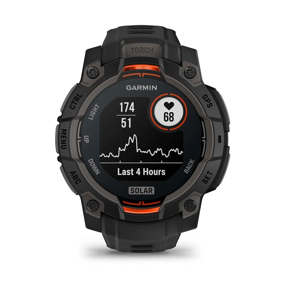 Instinct 3 – 50 mm, Solar Black with Charcoal Band — фото 6