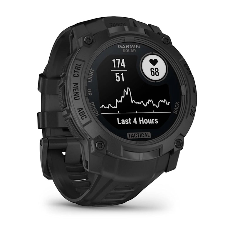 Instinct 3 – 50 mm, Solar, Tactical Edition Black with Charcoal Band — фото 2