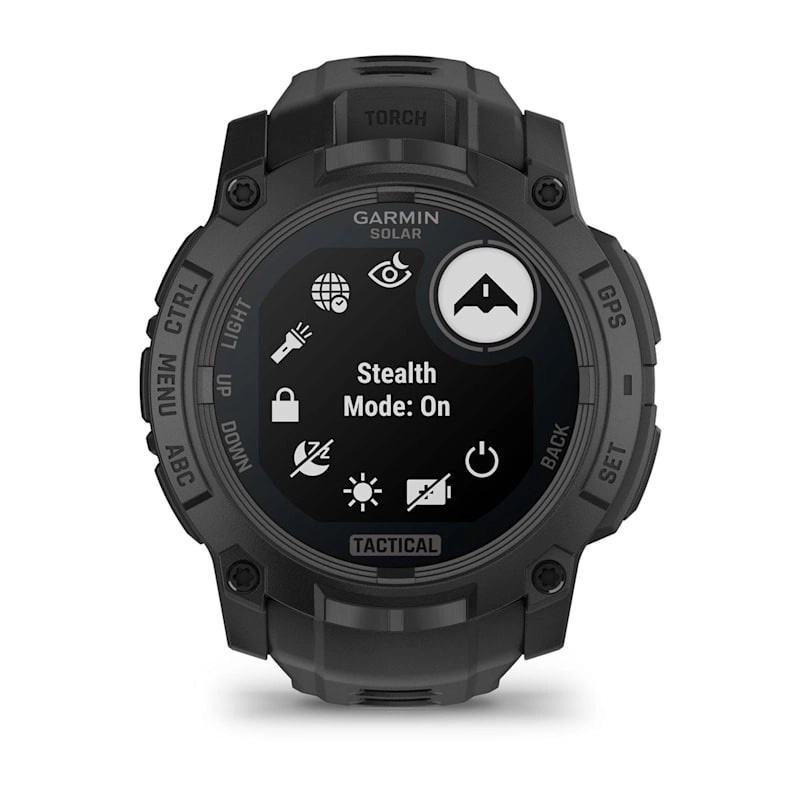 Instinct 3 – 50 mm, Solar, Tactical Edition Black with Charcoal Band — фото 3