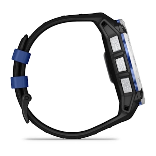 Instinct 3 – 50 mm, Solar Whitestone with Black/Bolt Blue Band — фото 4