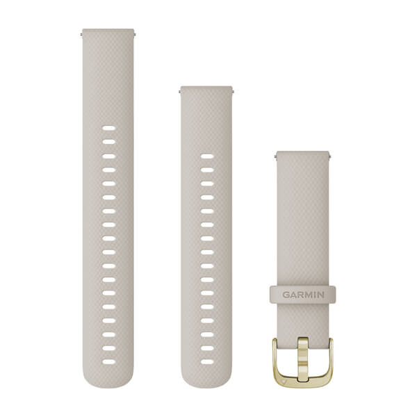 Quick Release Bands (18 mm) Light Sand with Light Gold Hardware