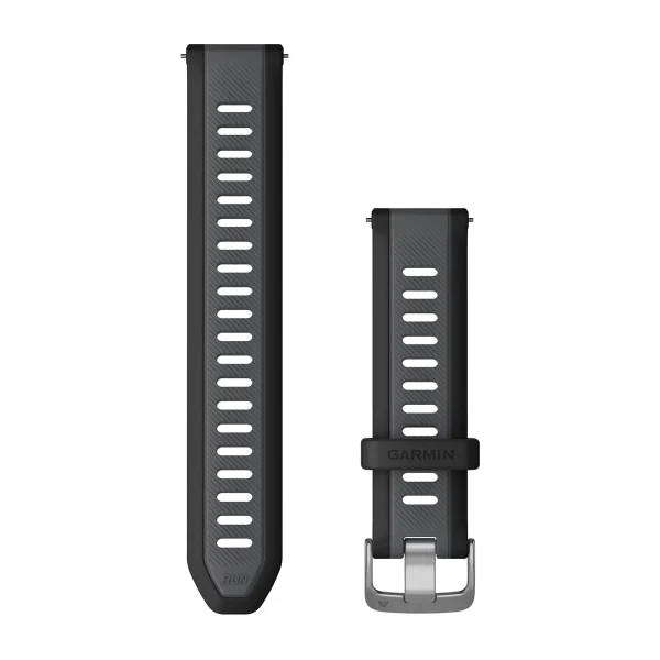 Quick Release Bands (20 mm) Black/Slate grey