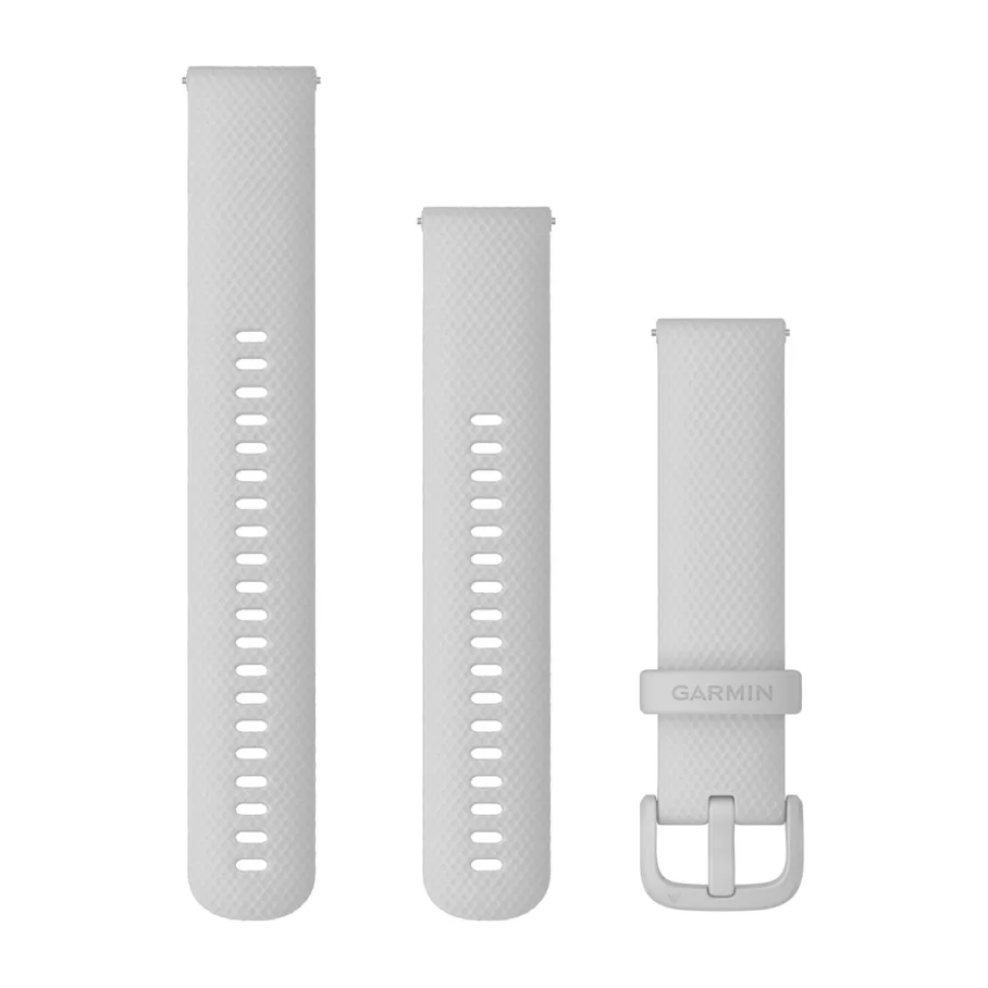 Quick Release Bands (20 mm) Mist Grey Silicone Band