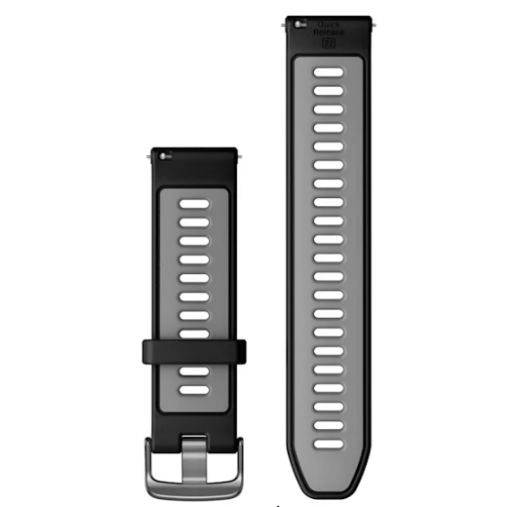 Quick Release Bands (22 mm) Black/Powder Grey with Slate Hardware — фото 2