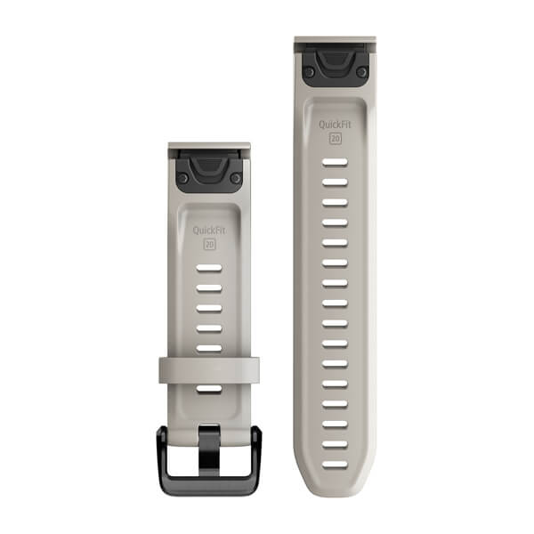 QuickFit 20 Watch Bands Light Sand Silicone — фото 2
