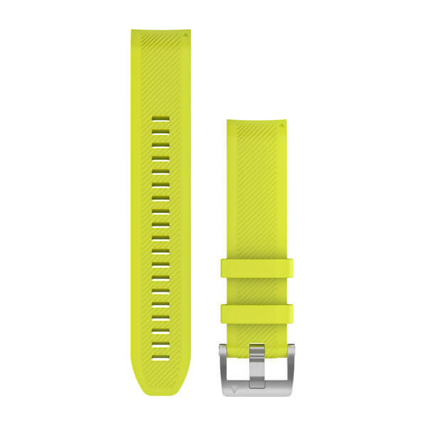 QuickFit 22 Watch Bands Amp Yellow Silicone Strap