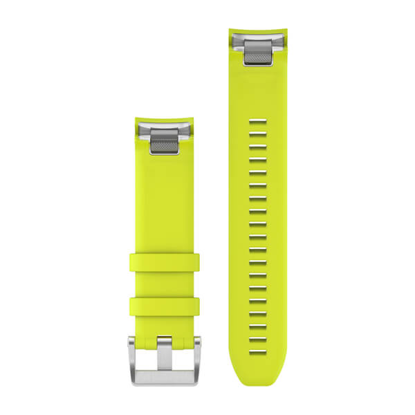 QuickFit 22 Watch Bands Amp Yellow Silicone Strap — фото 2