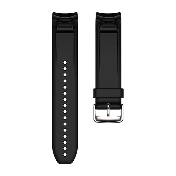 QuickFit 22 Watch Bands (Approach S60) Black Silicone