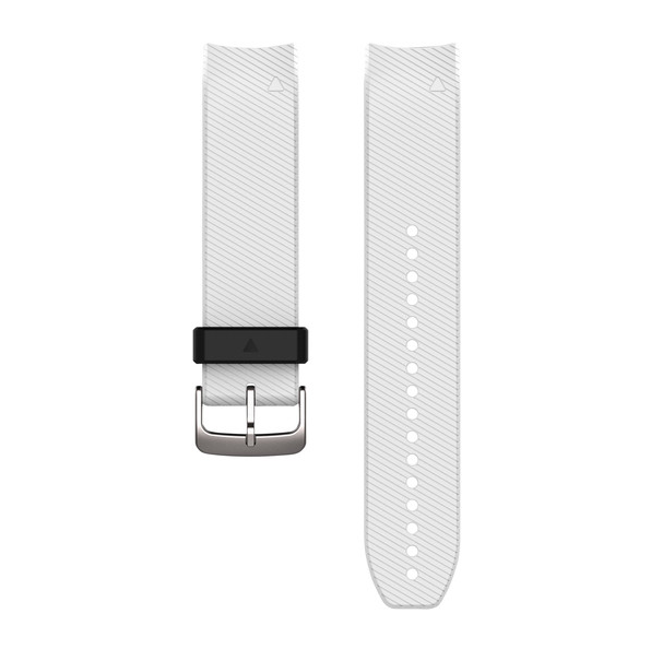 QuickFit 22 Watch Bands (Approach S60) White Silicone.