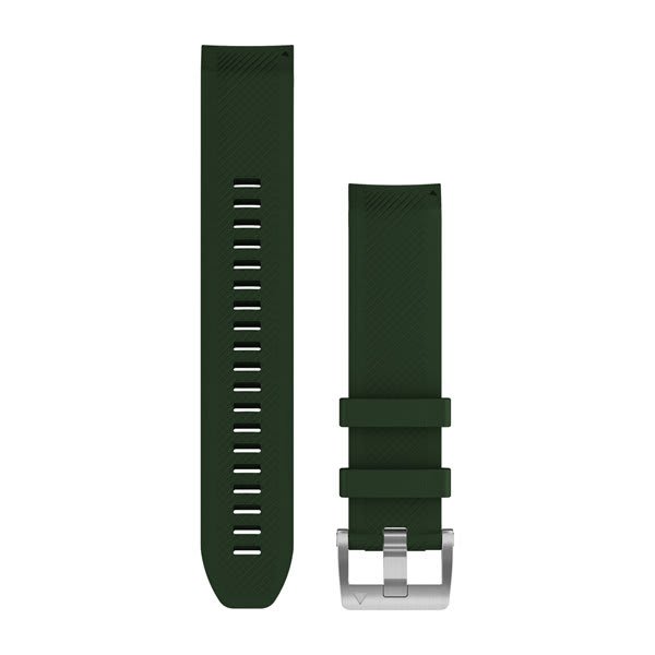 QuickFit 22 Watch Bands Pine Green Silicone Strap — фото 3