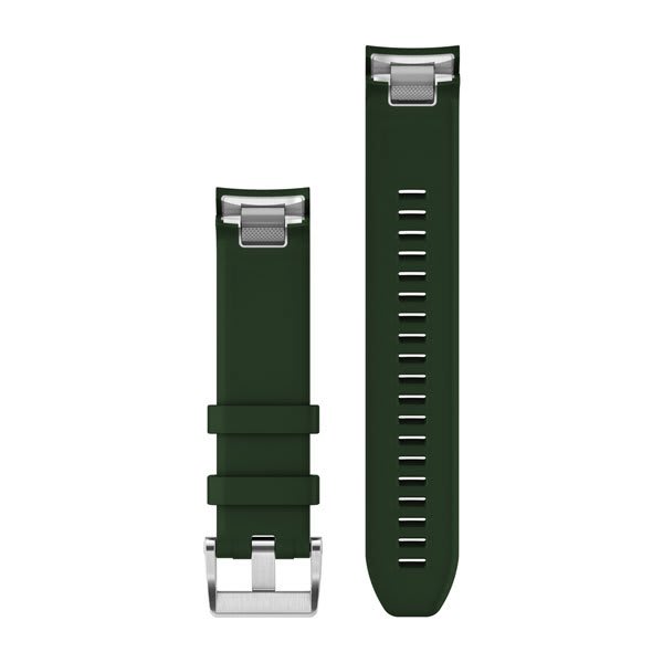 QuickFit 22 Watch Bands Pine Green Silicone Strap — фото 4