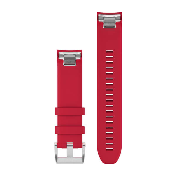 QuickFit 22 Watch Bands Plasma Red Silicone Strap — фото 2