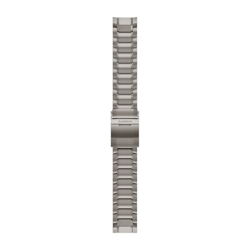 QuickFit 22 Watch Straps (MARQ) Hardened swept-link titanium bracelet