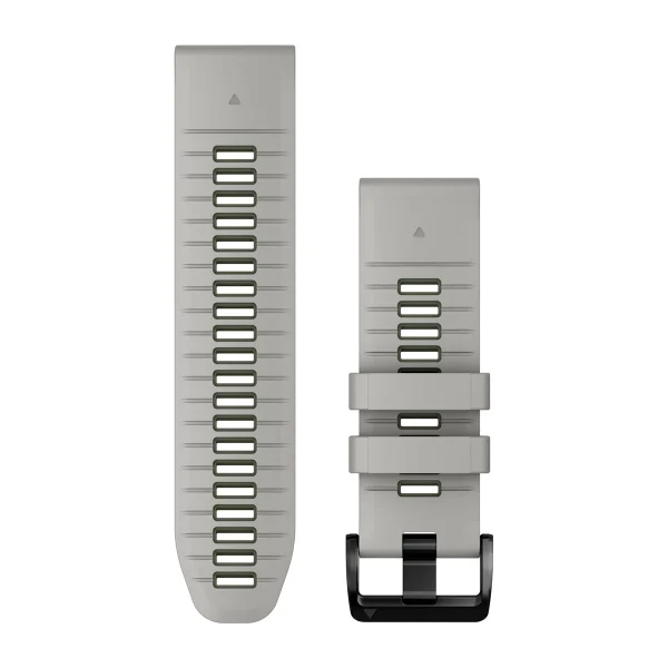 QuickFit 26 Watch Bands Fog Grey/Moss Silicone