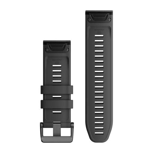QuickFit 26 Watch Bands Graphite Silicone — фото 2