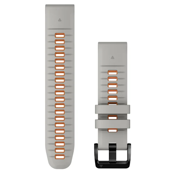 QuickFit22 Fog Grey/Ember Orange Silicone