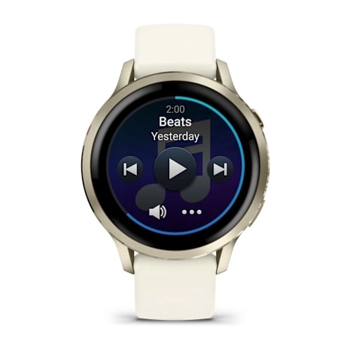 Venu 4 - 41 mm Lunar Gold with Bone Silicone Band — фото 3
