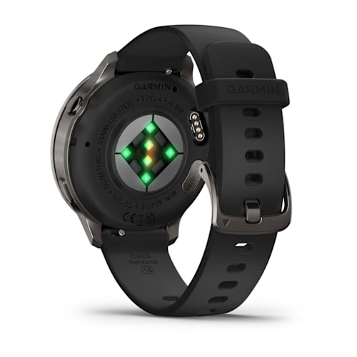 Venu 4 - 41 mm Slate with Black Silicone Band — фото 6