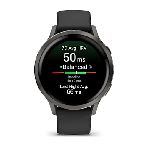 Venu 4 - 41 mm Slate with Black Silicone Band — фото 7
