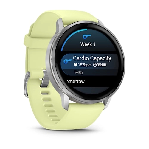Venu 4 - 45 mm Silver with Citron Silicone band — фото 2