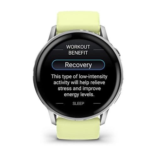 Venu 4 - 45 mm Silver with Citron Silicone band — фото 5