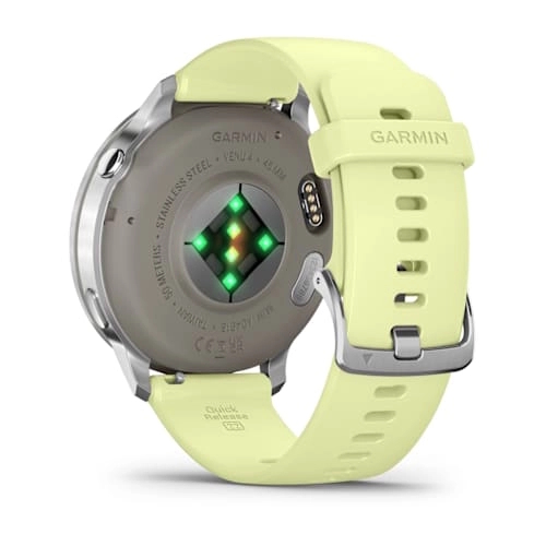 Venu 4 - 45 mm Silver with Citron Silicone band — фото 6