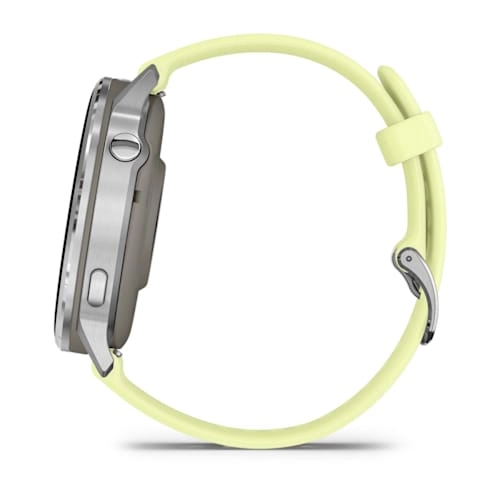 Venu 4 - 45 mm Silver with Citron Silicone band — фото 7